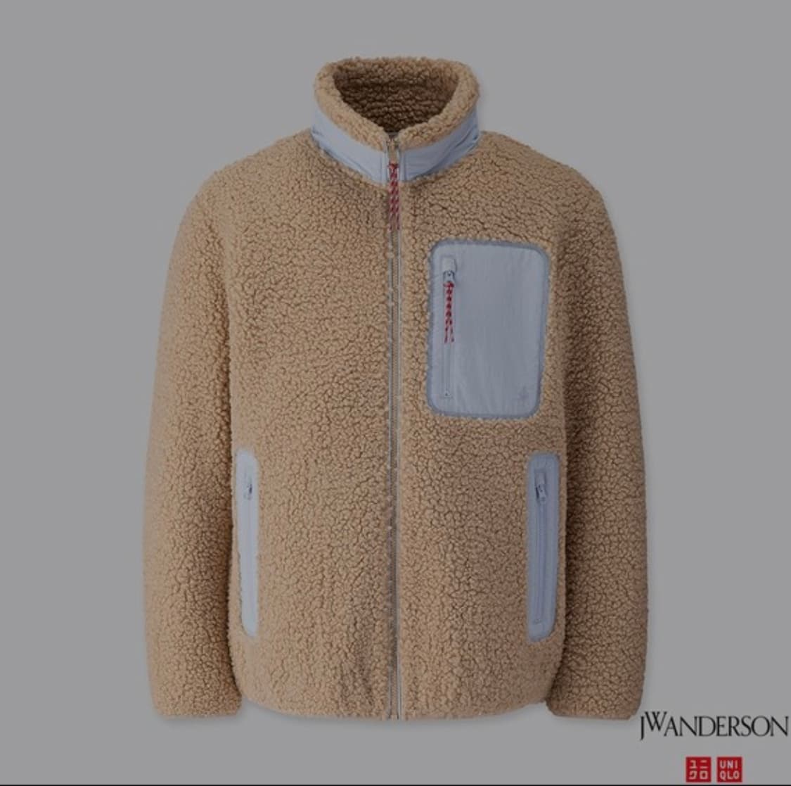 유니클로 X JW앤더슨 보아 후리스 자켓 L  상품이미지1