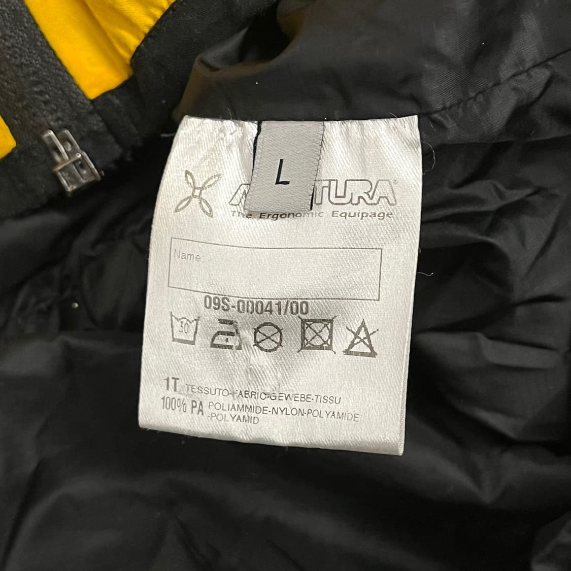 [정품/L] 몬츄라 바람막이 자켓 엘로우 b19 상품이미지6