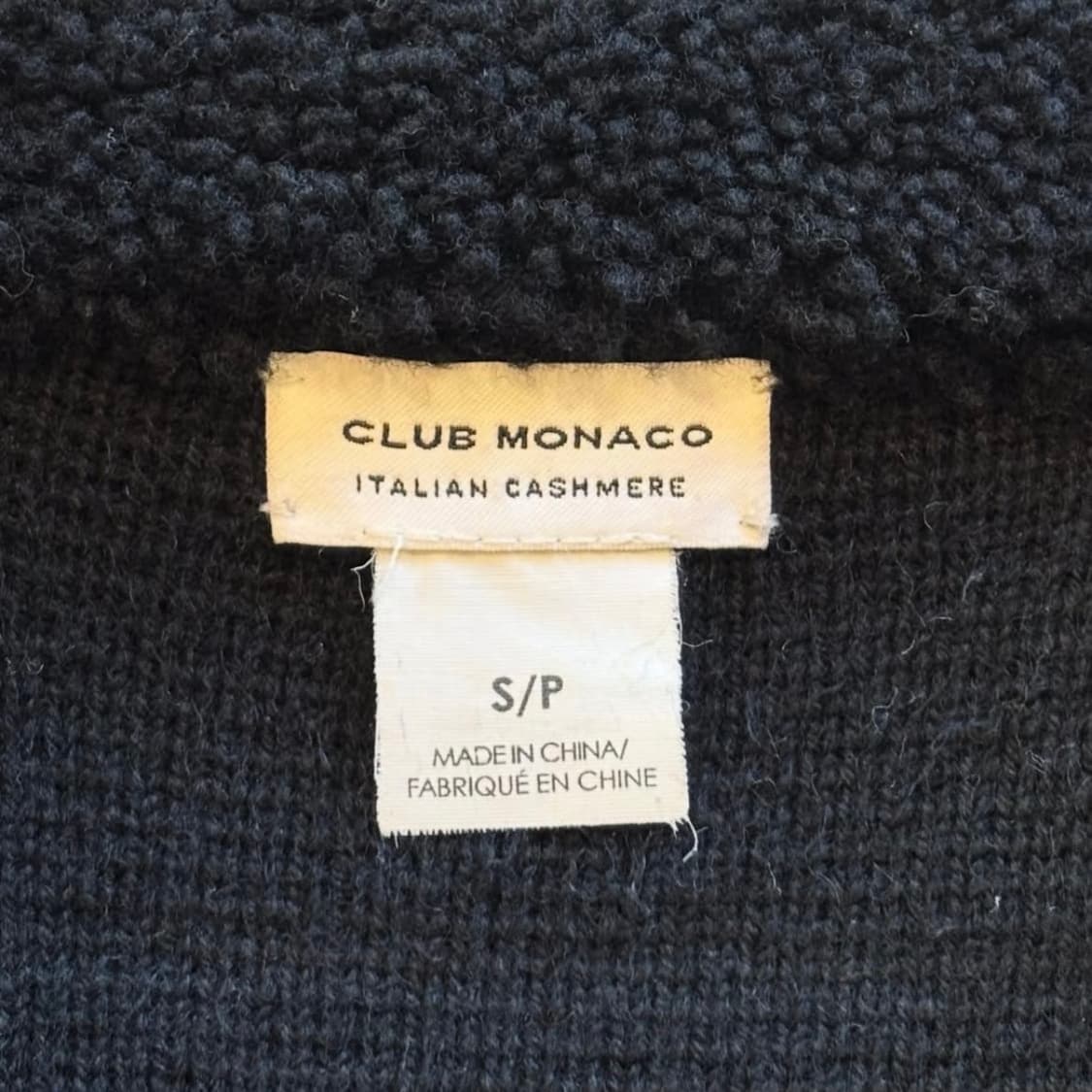 클럽 모나코 쉽스킨 니트 레더 자켓 상품이미지6