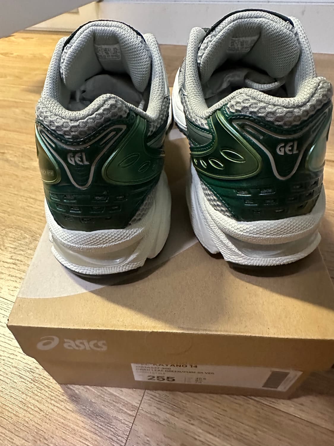 아식스 젤카야노14 dried Leaf green/pure silver 상품이미지7