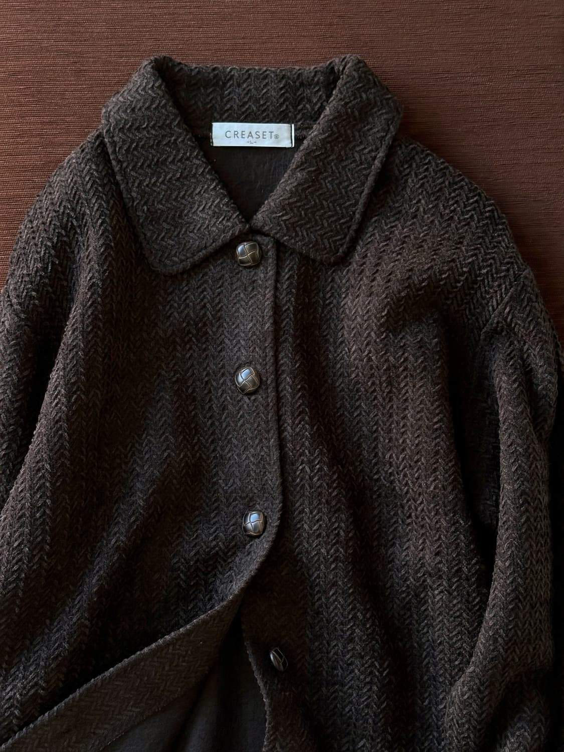 Inner fleece design knitted single jacke 상품이미지7