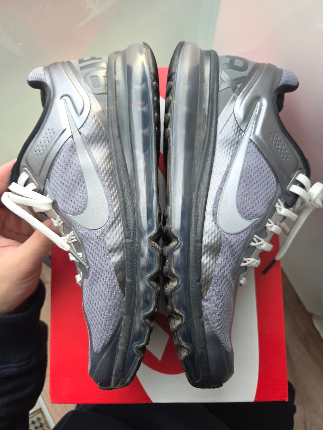 나이키 에어맥스 2013 메탈릭 실버 상품이미지4