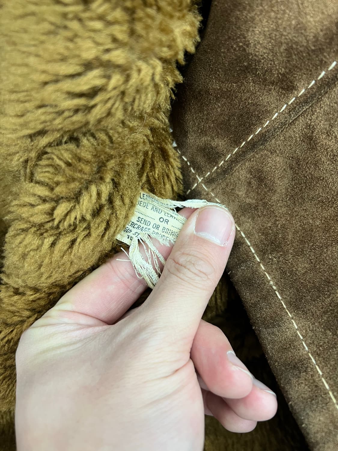 7-80s Schott Rancher suede jacket 상품이미지7