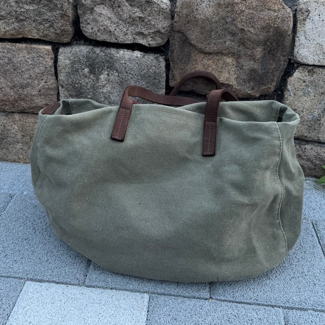 포디어웍스 캔버스 & 스웨이드 토트백 상품이미지5