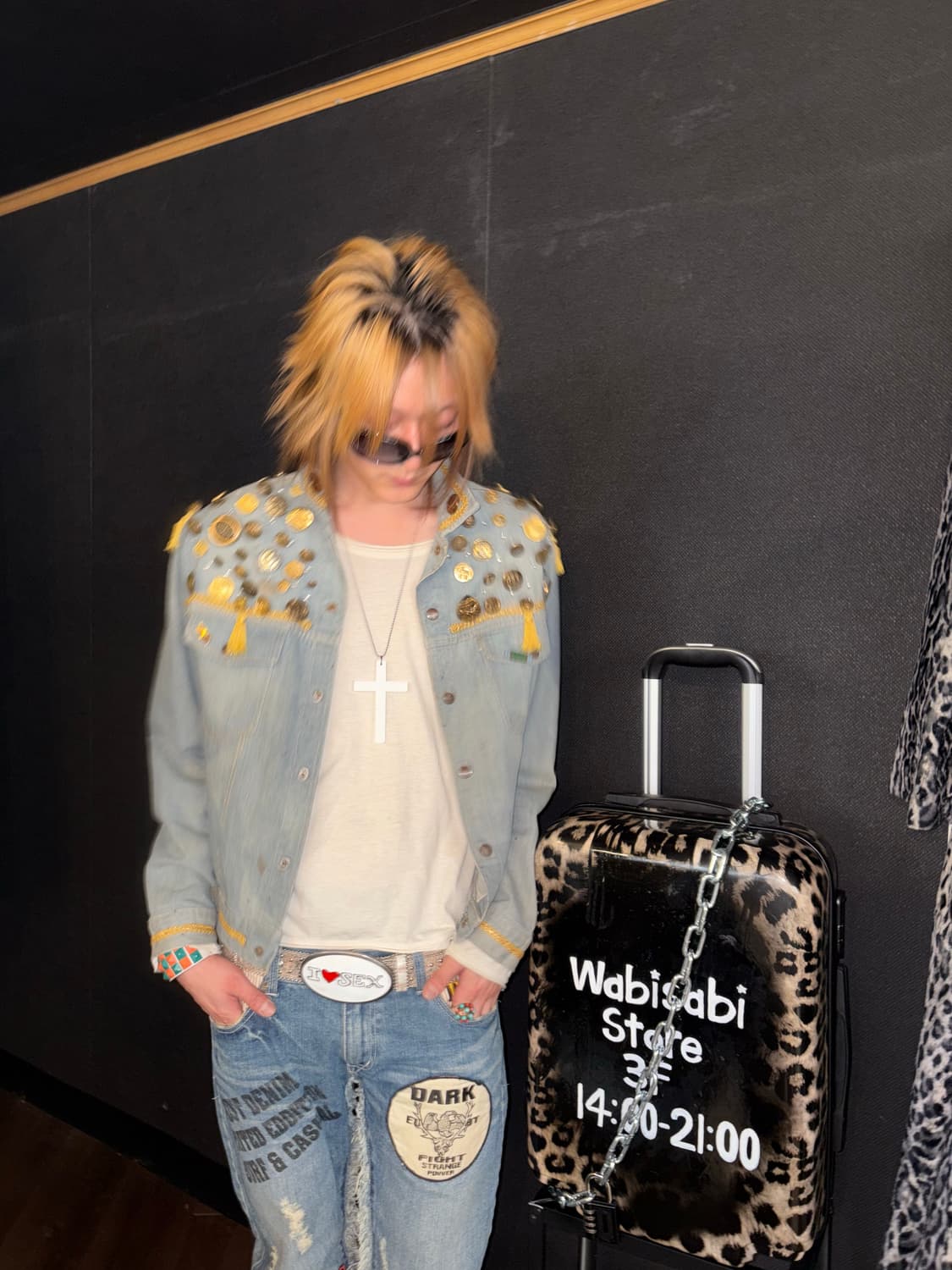 beaded denim jacket 상품이미지2