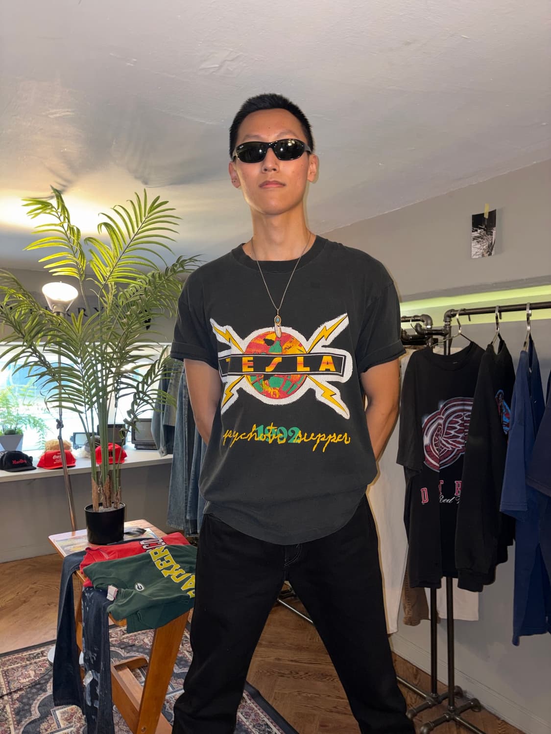 90‘s Tesla Psychotic Supper tour T-shirt 상품이미지3