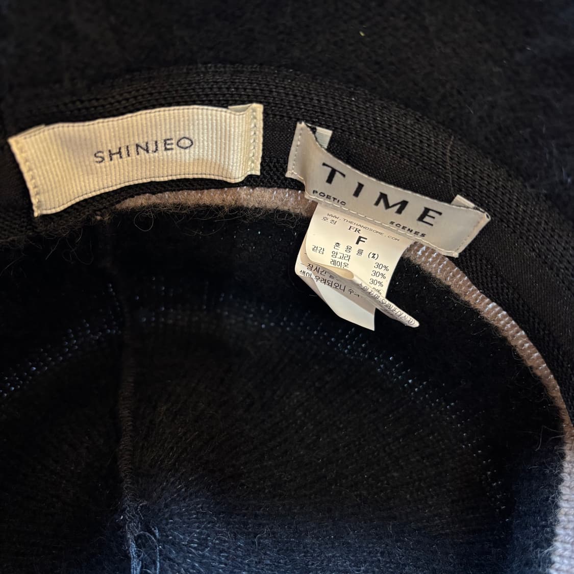 타임 앙고라 울 블렌드 버킷햇 벙거지 상품이미지8