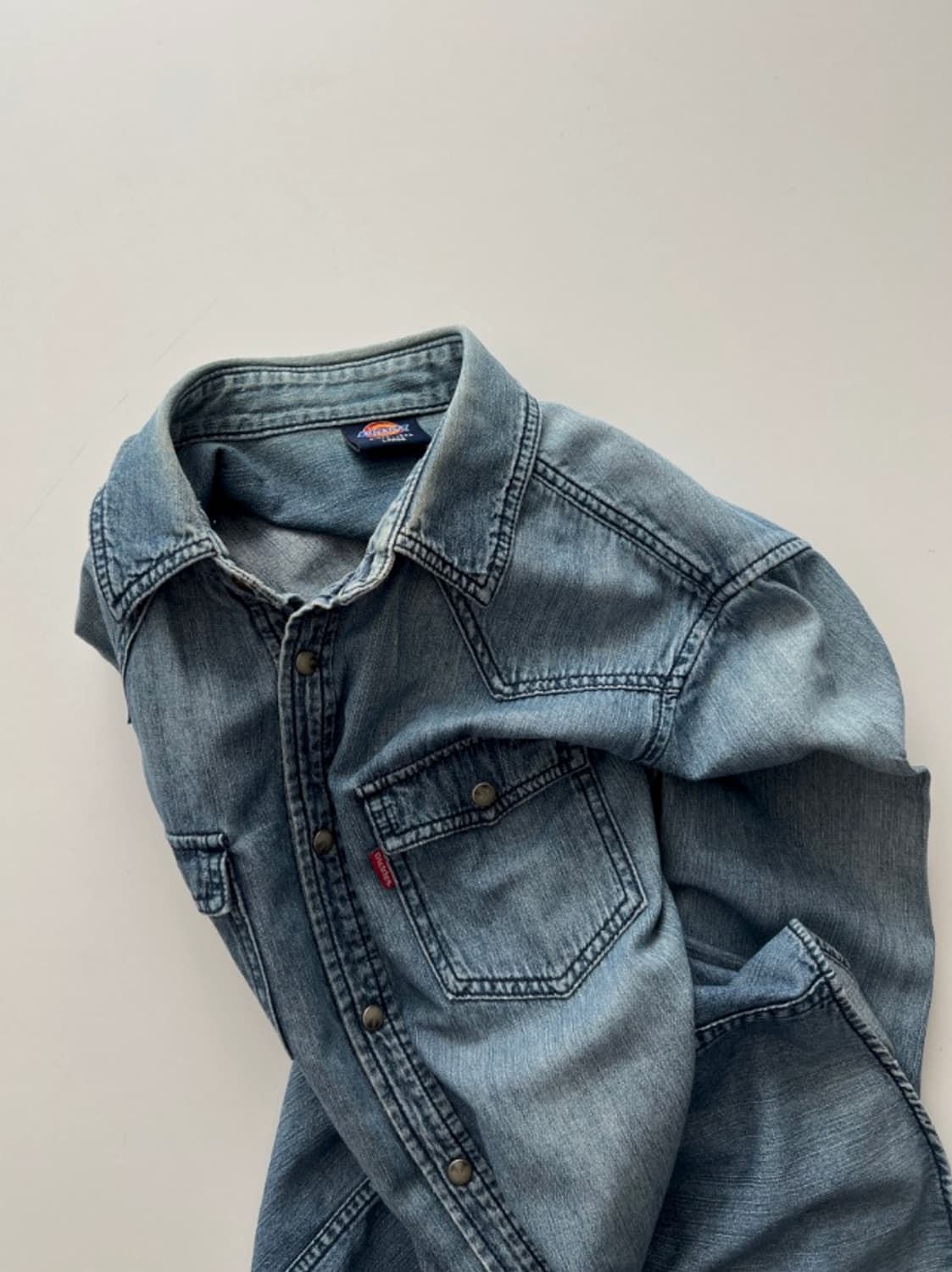 디키즈 데님 웨스턴 셔츠 L 상품이미지1