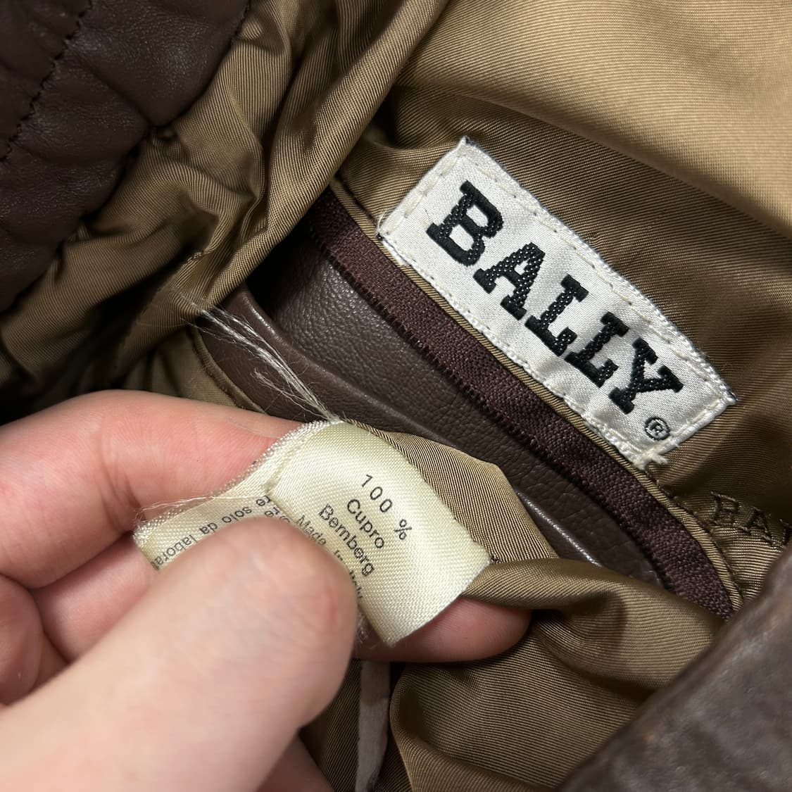 Bally 90s A2 리얼레더 자켓(OS) 상품이미지9