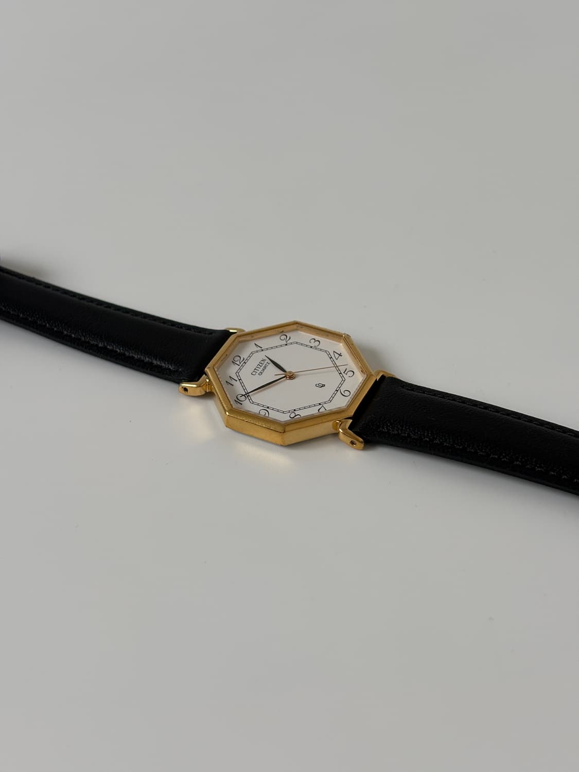 1980s CQ Gold Octagon Case Quartz  상품이미지6