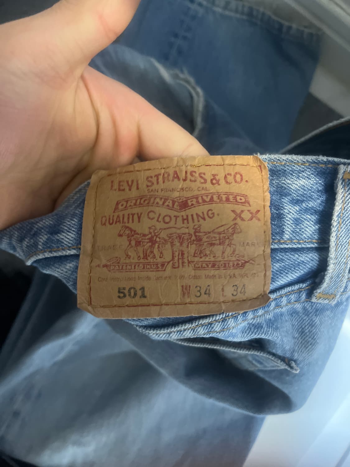 리바이스 501 미국 상품이미지3