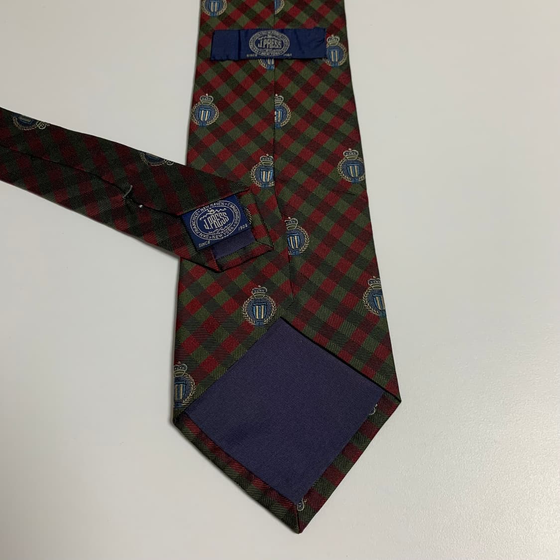 제이프레스 클래식 명품 노바체크 넥타이 100실크 A+등급 상품이미지6