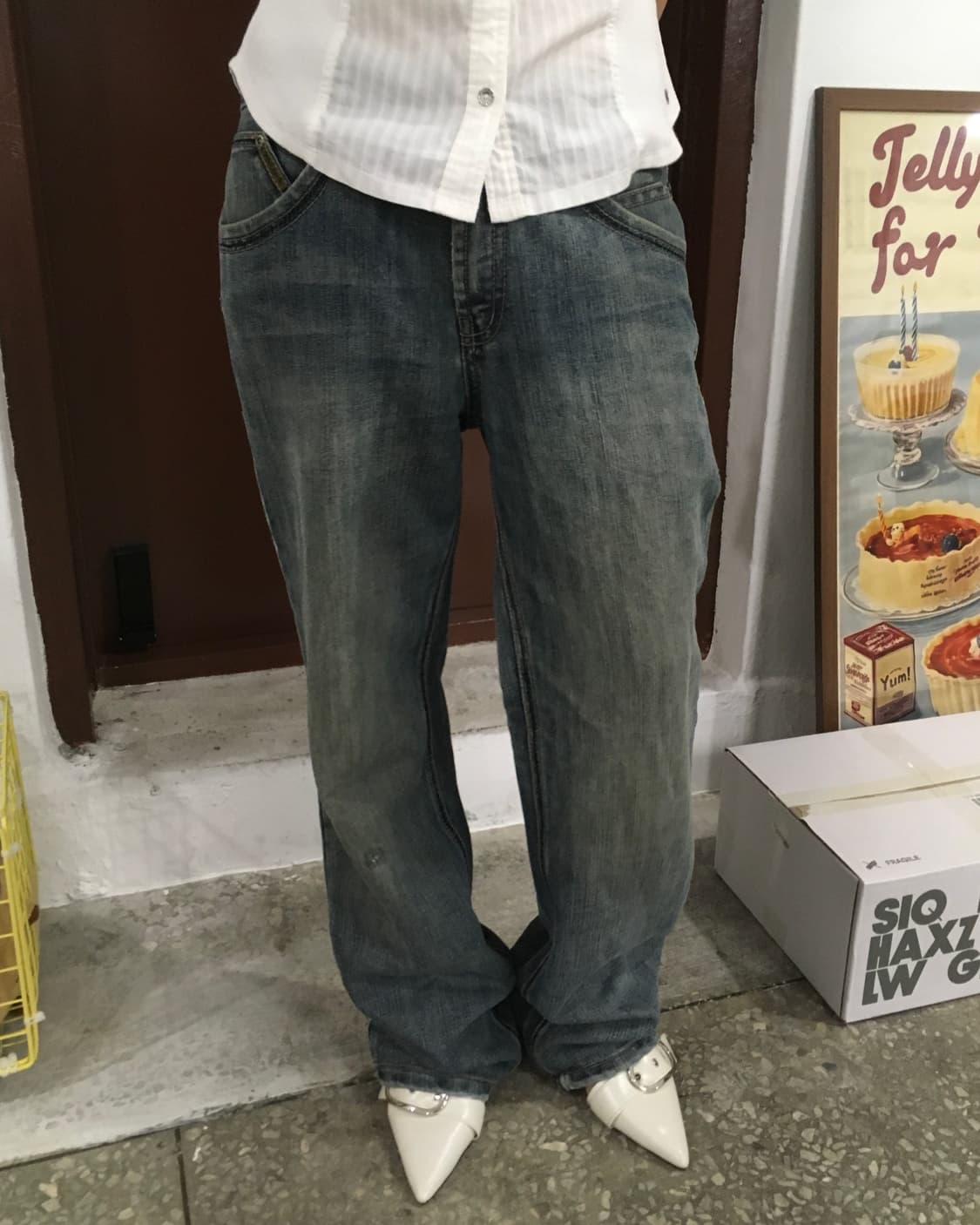 무료배송) ARMANI JEANS VINTAGE BOTTOM 상품이미지8