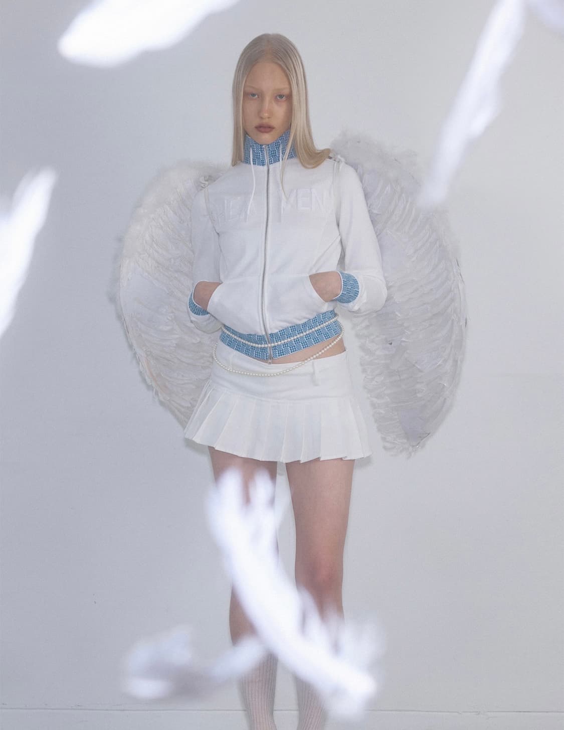 [SCULPTOR] Heavenly Gingham Track Jacket 상품이미지1
