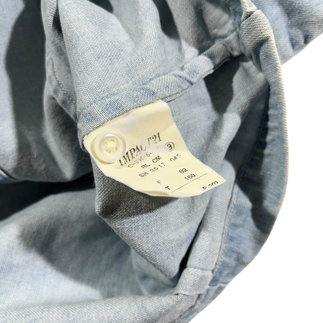 [Ralph Lauren] 랄프로렌 슬림 데님 반팔셔츠 상품이미지5