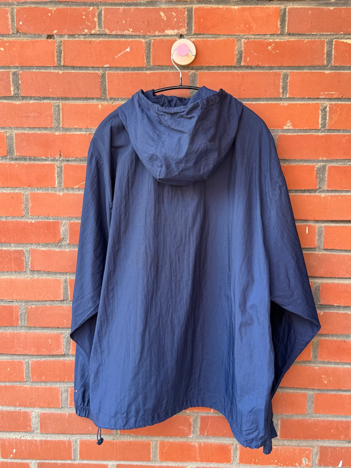 아디다스 네이비 핑크 로고 바람막이 상품이미지3