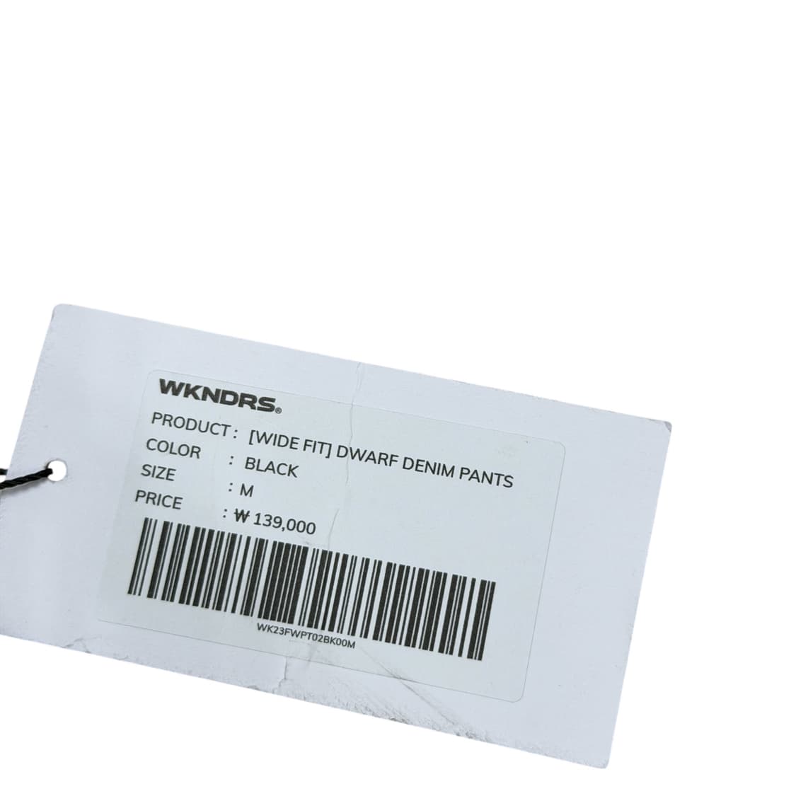 위캔더스 드워프 데님팬츠 청바지 블랙 M 상품이미지6