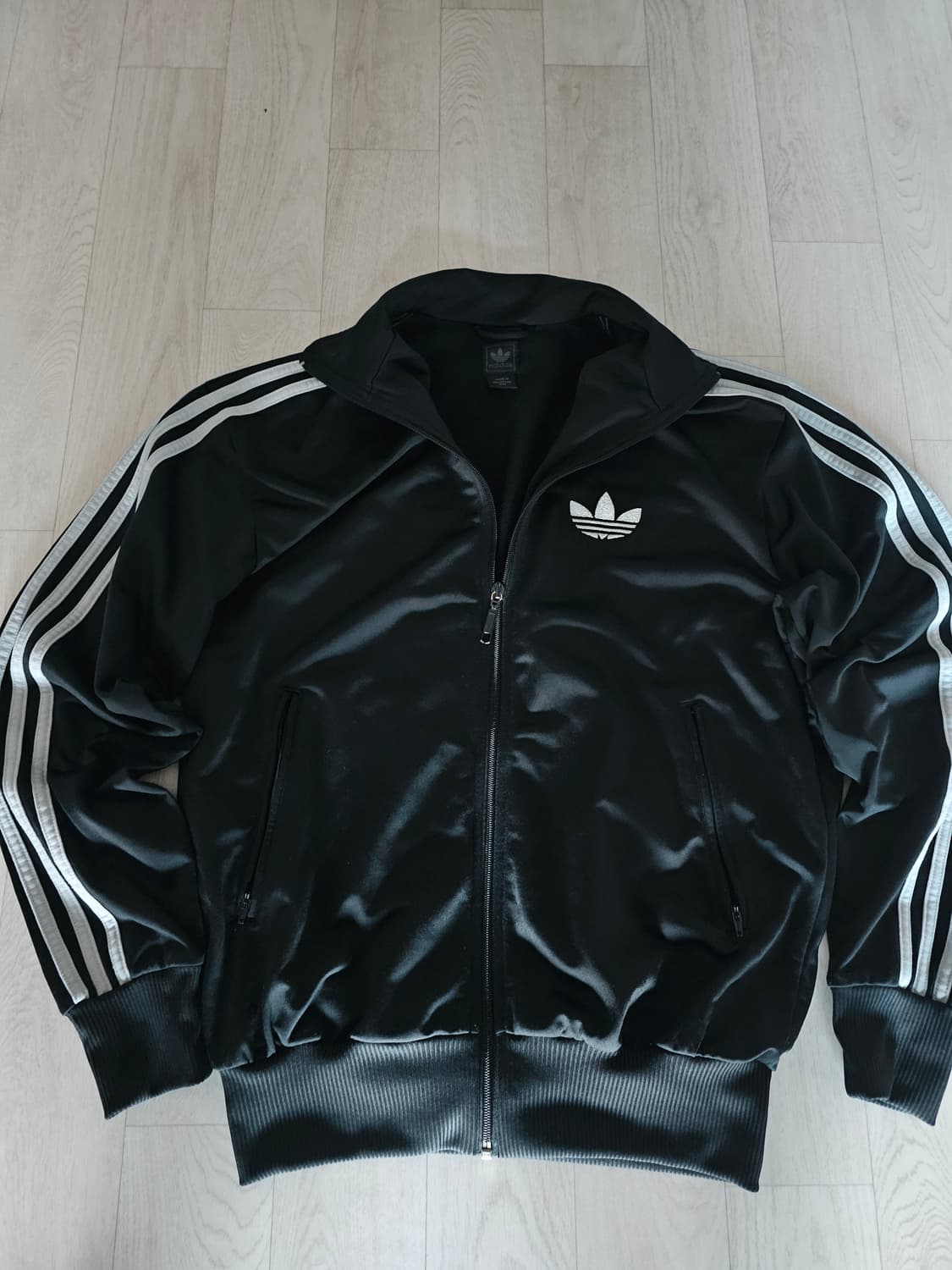 아디다스 파이어버드 져지 블랙 실버 L 상품이미지1