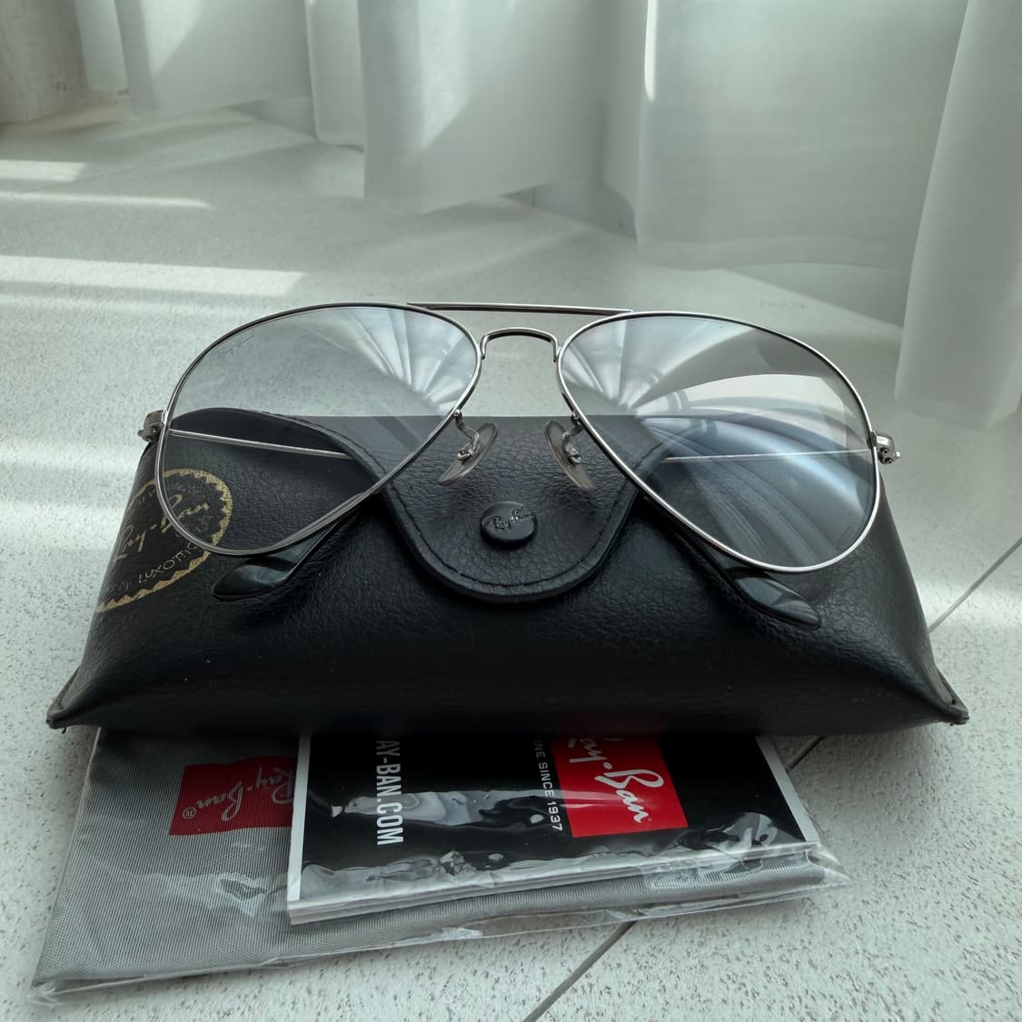 레이벤 에비에이터 메탈 라지 선글라스 상품이미지2