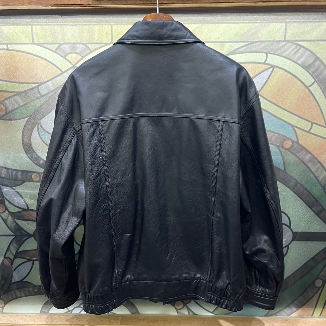 90's cow leather jacket 상품이미지9