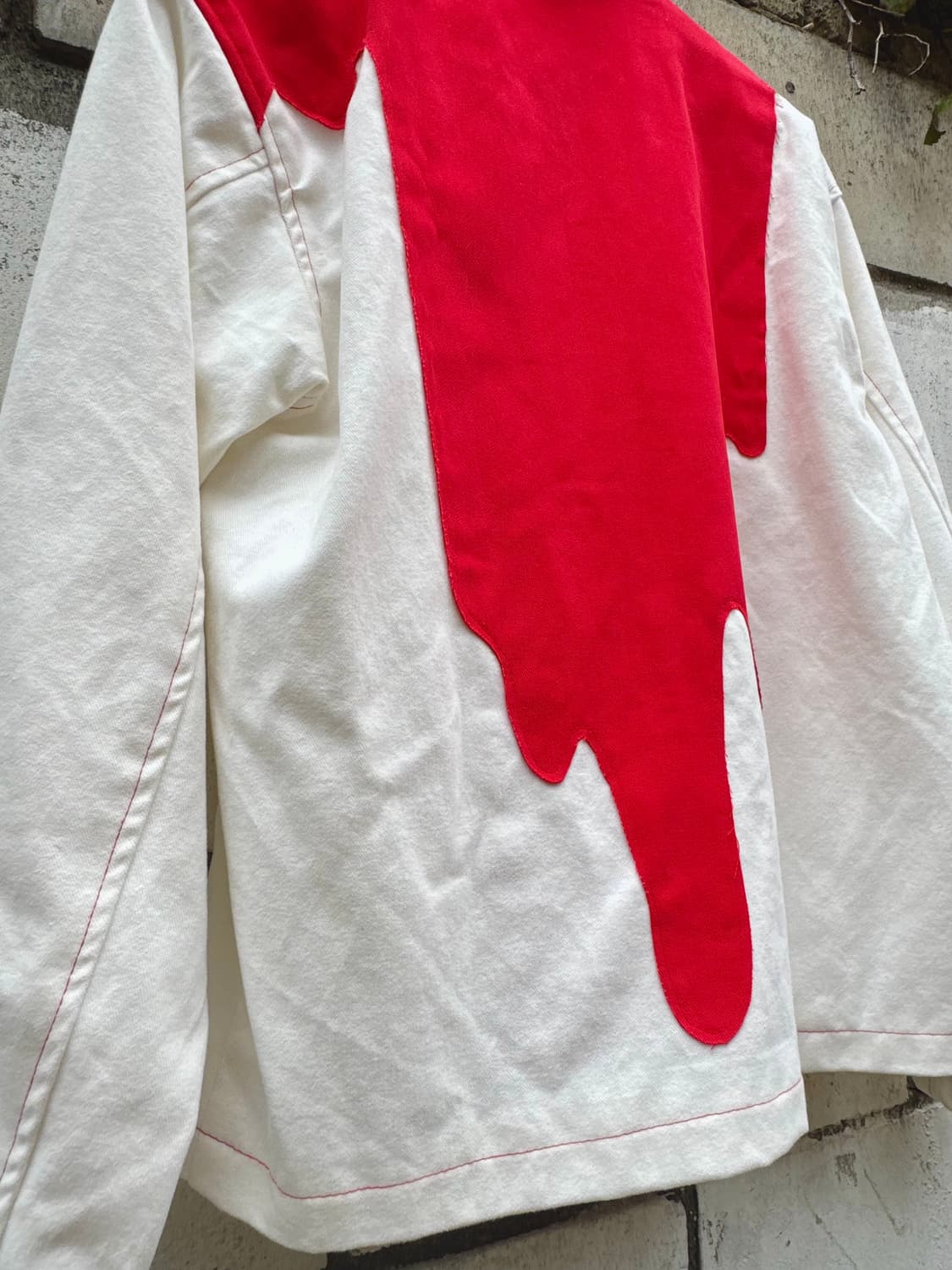 해피피플갤러리 페인팅 자켓 (RED) 상품이미지4
