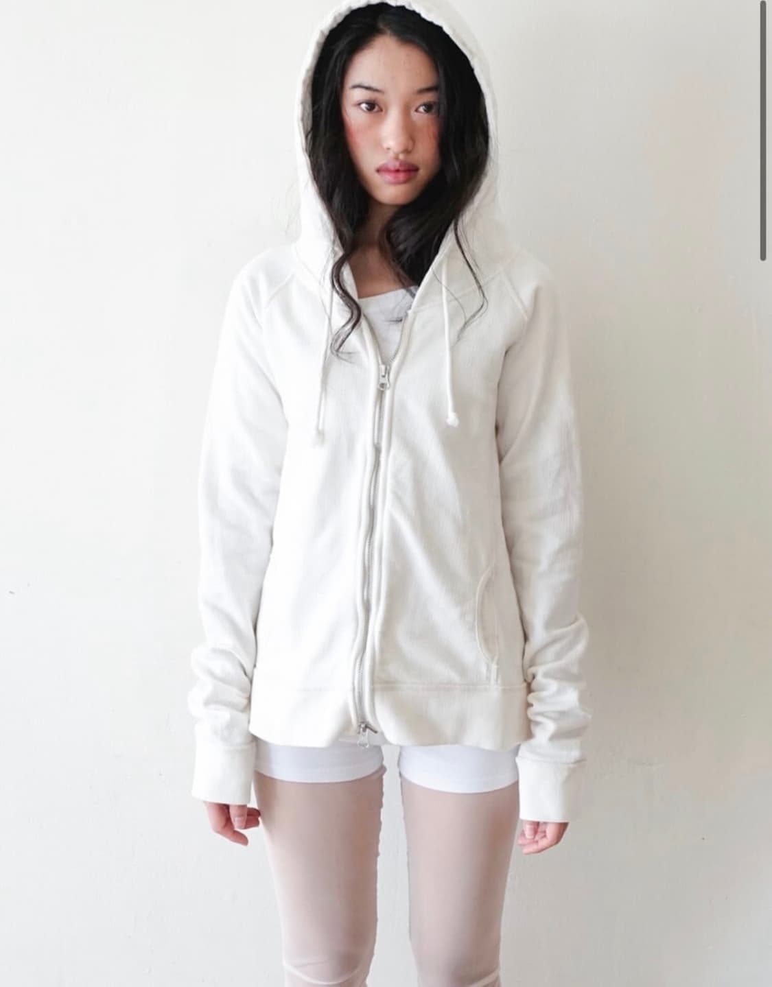 샵페어리 washed lily hoodie ivory fa.er.ie 상품이미지1