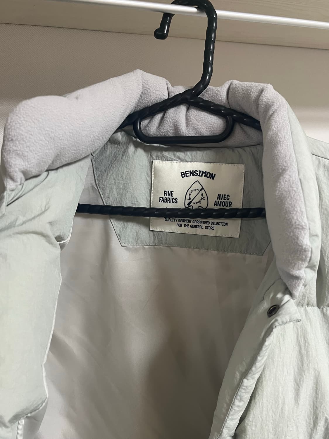 벤시몽 패딩 조끼 그레이 상품이미지2