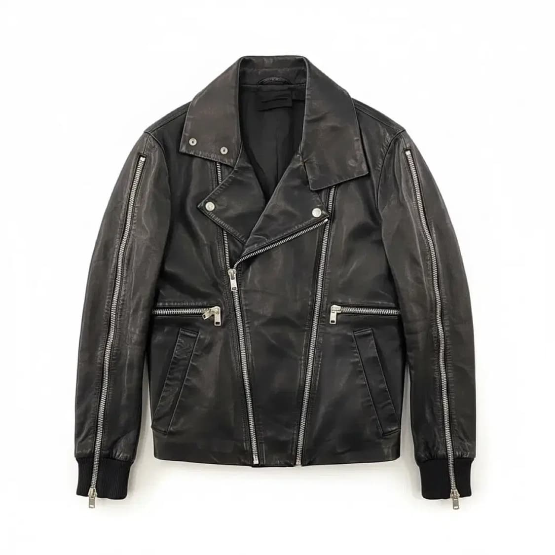 Diesel Black Gold 가죽 라이더 자켓 44 상품이미지1