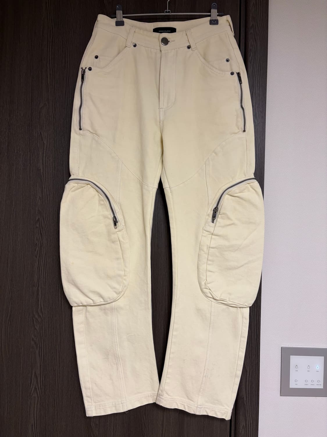 엔타이어스튜디오 지퍼 카고팬츠 xs 이수혁 착용제품 상품이미지4