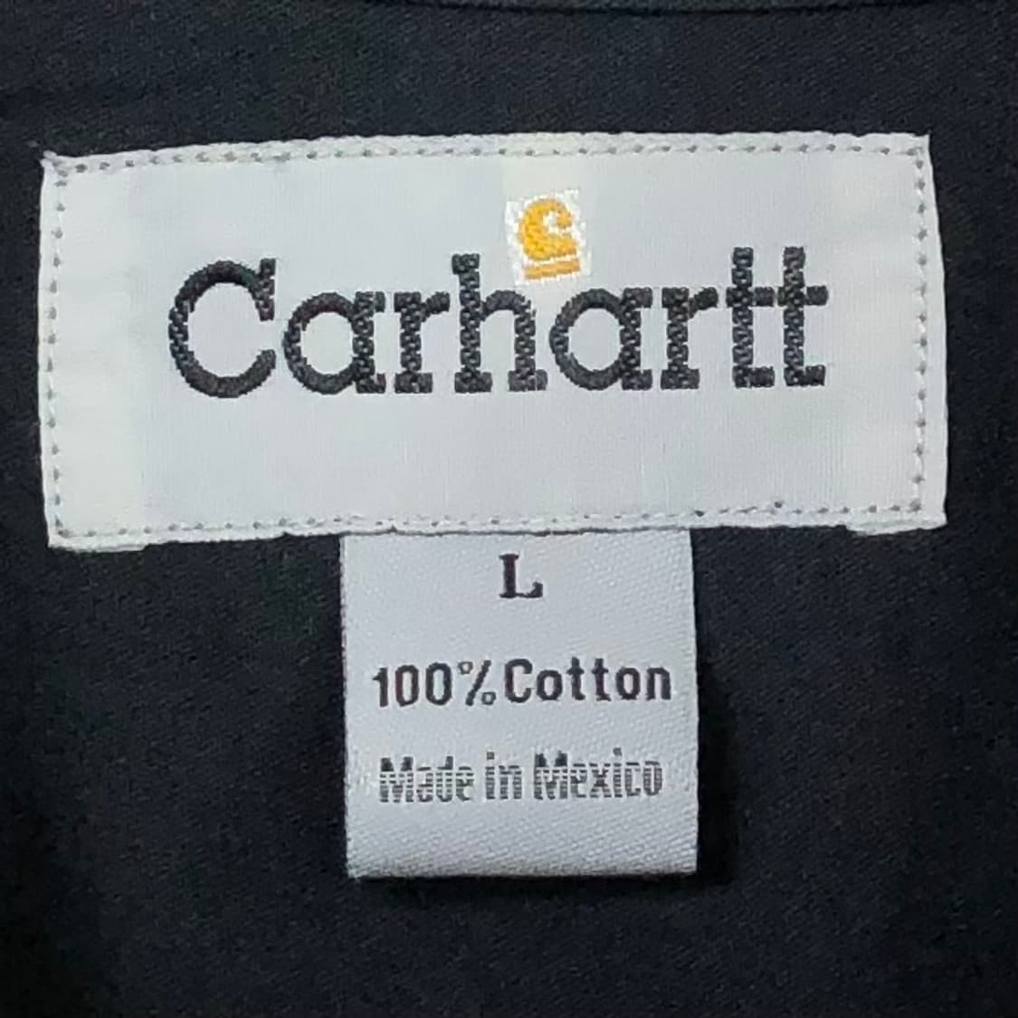 105 칼하트 블랙 워크 셔츠 상품이미지3