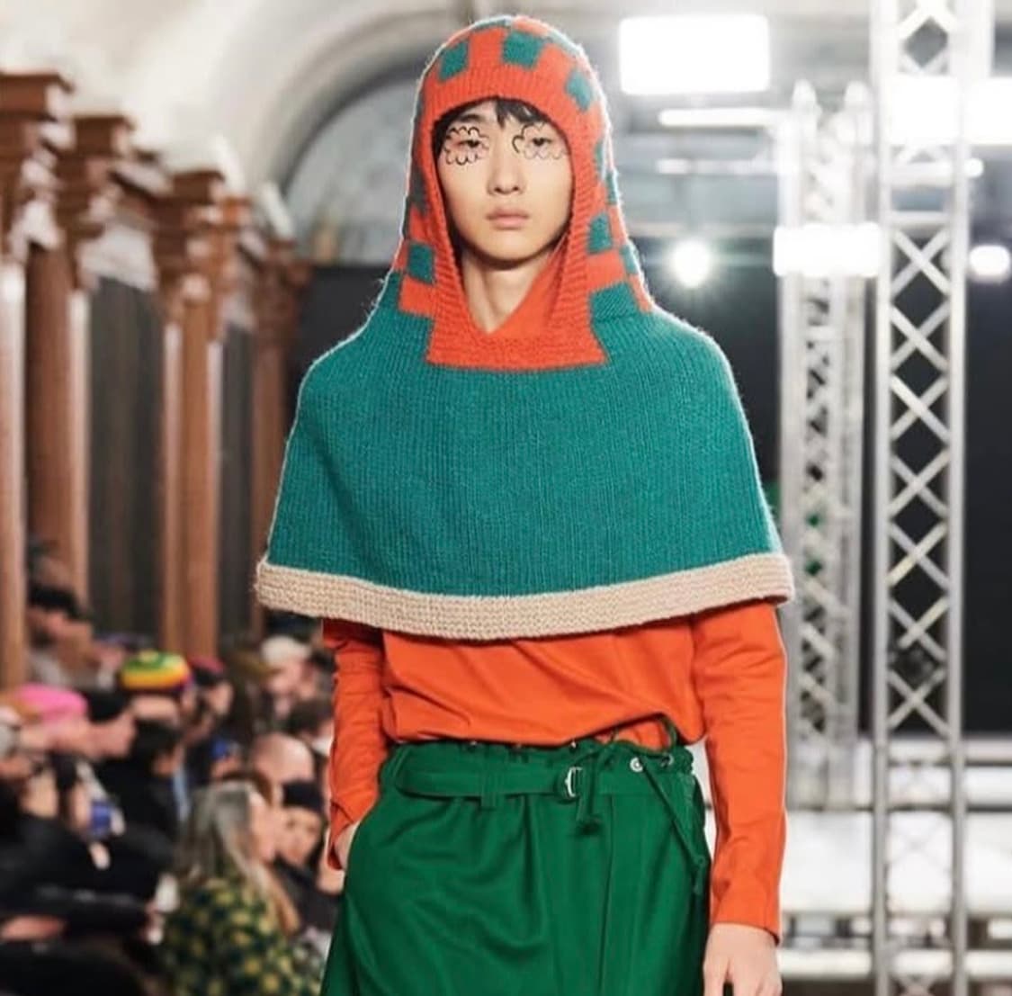 Kiko kostadinov 울 바라클라바 스카프 판매 상품이미지1