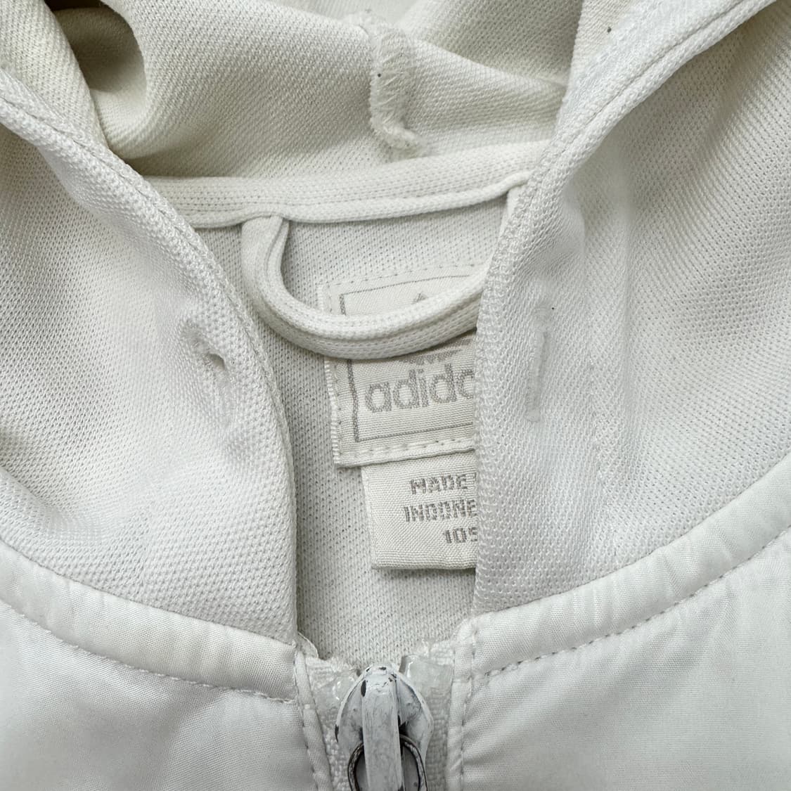 아디다스 파이어버드 삼선 화이트 후드 트랙탑 져지 상품이미지4