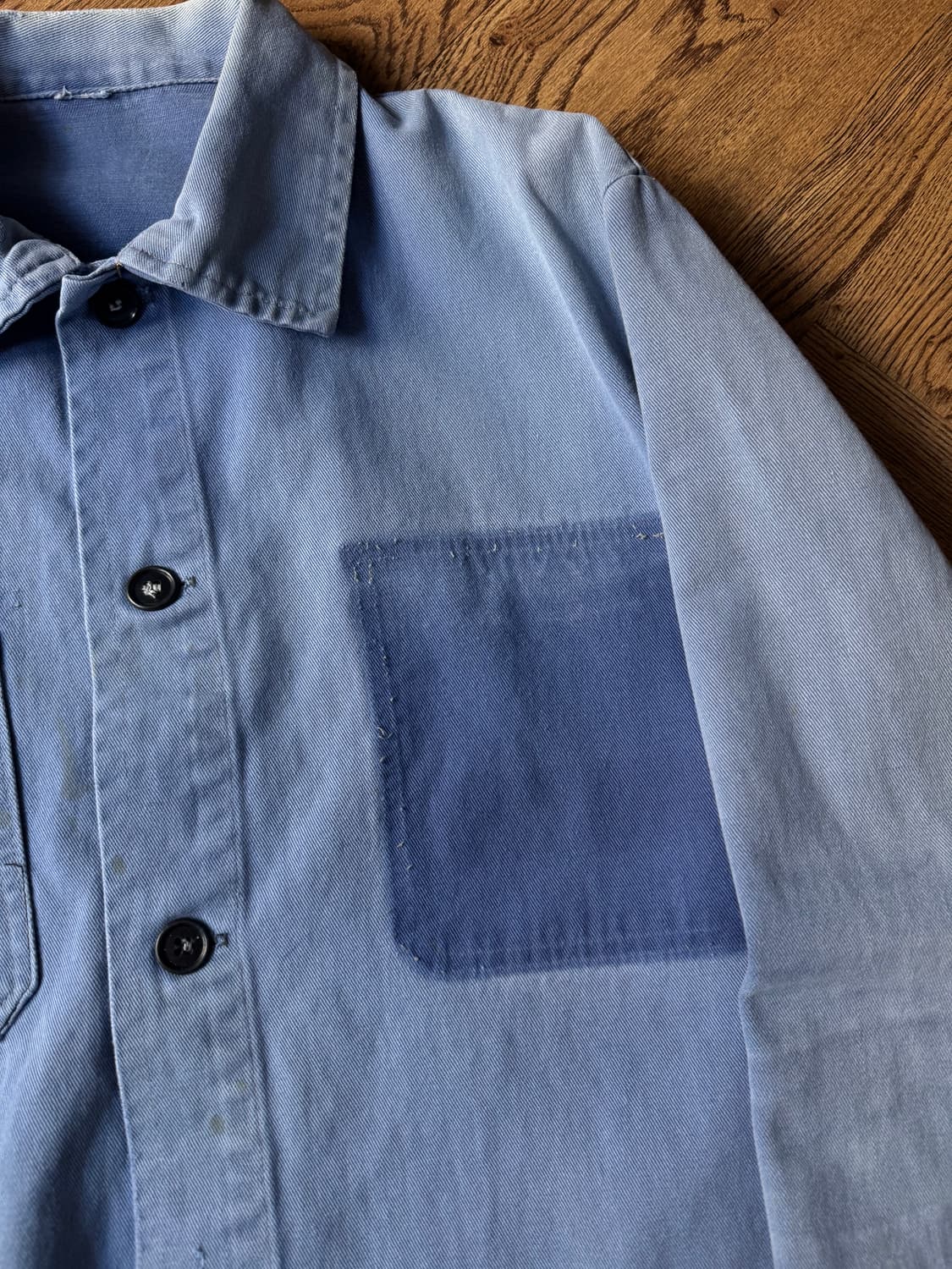 [L]90's 빈티지 하드 페이딩 프렌치 워크자켓 상품이미지4