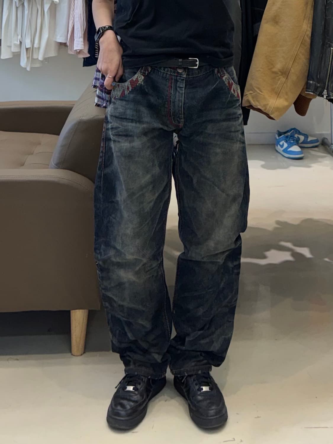 에비수 워싱 데님 상품이미지3