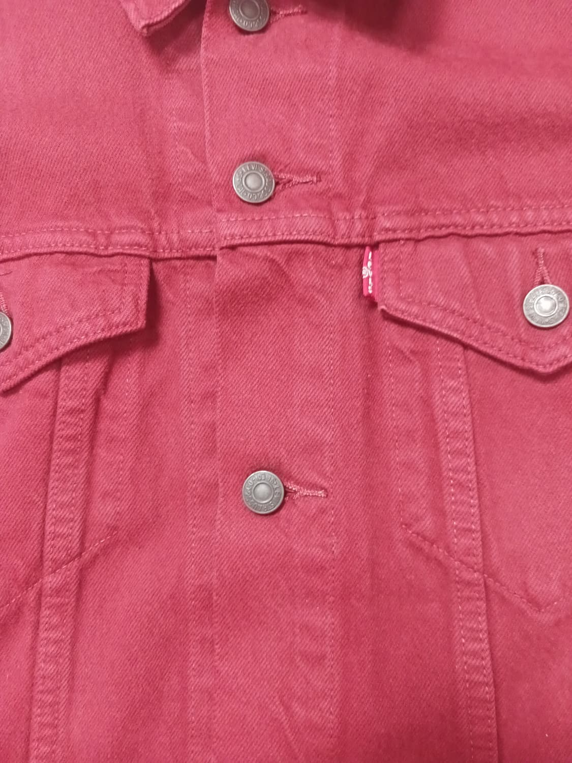 [L] 리바이스 타입3 버건디 마룬 트러커 자켓 상품이미지5