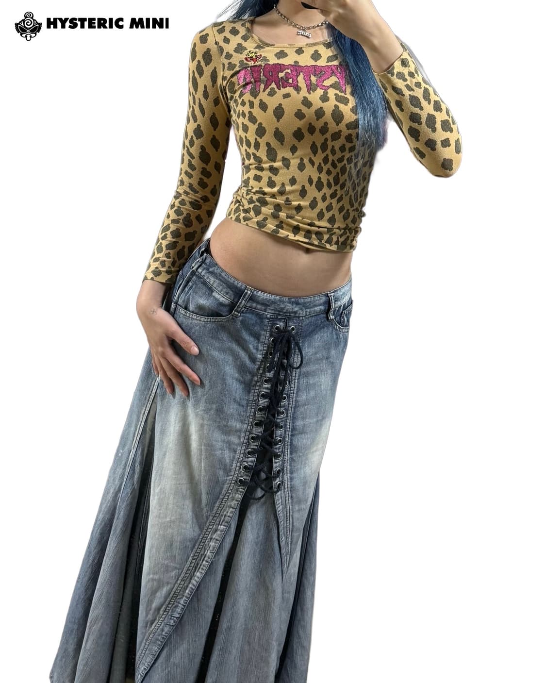 (레어) 히스테릭 글래머 sexy Y2k 호피 갸루st 탑 상품이미지7