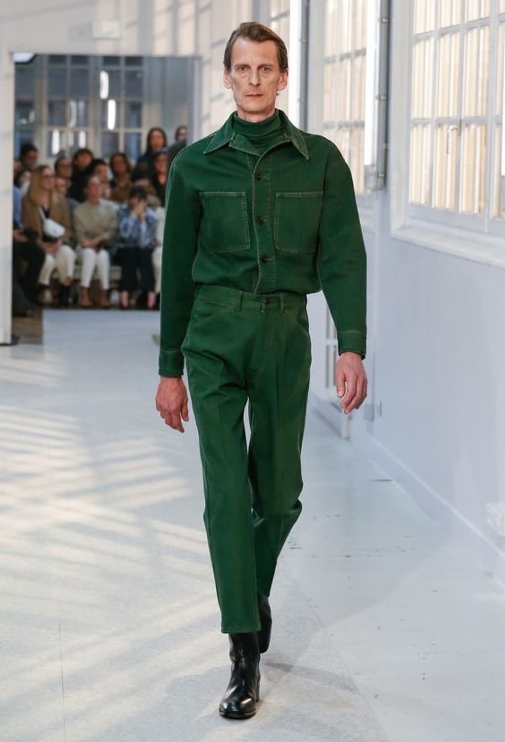 르메르 19fw 클로버 그린 데님 셋업 상품이미지2