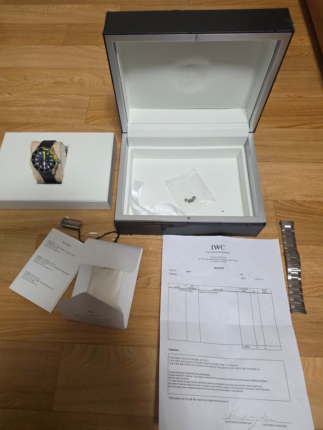 Iwc 아쿠아타이머 팝니다 상품이미지10