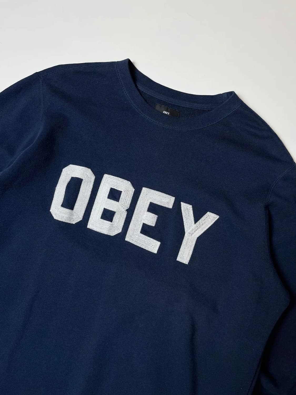 오베이 OBEY 오버핏 빅자수 맨투맨 PN8733 상품이미지2