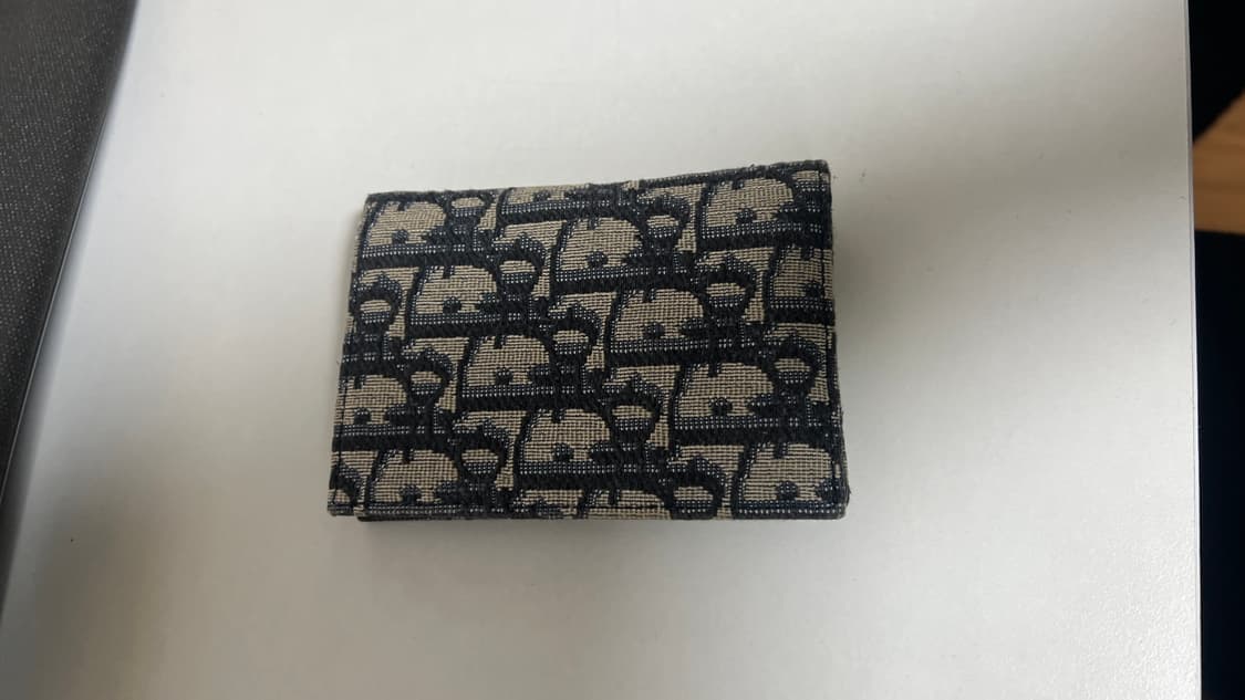 디올 오블리크 2단 카드지갑 상품이미지4