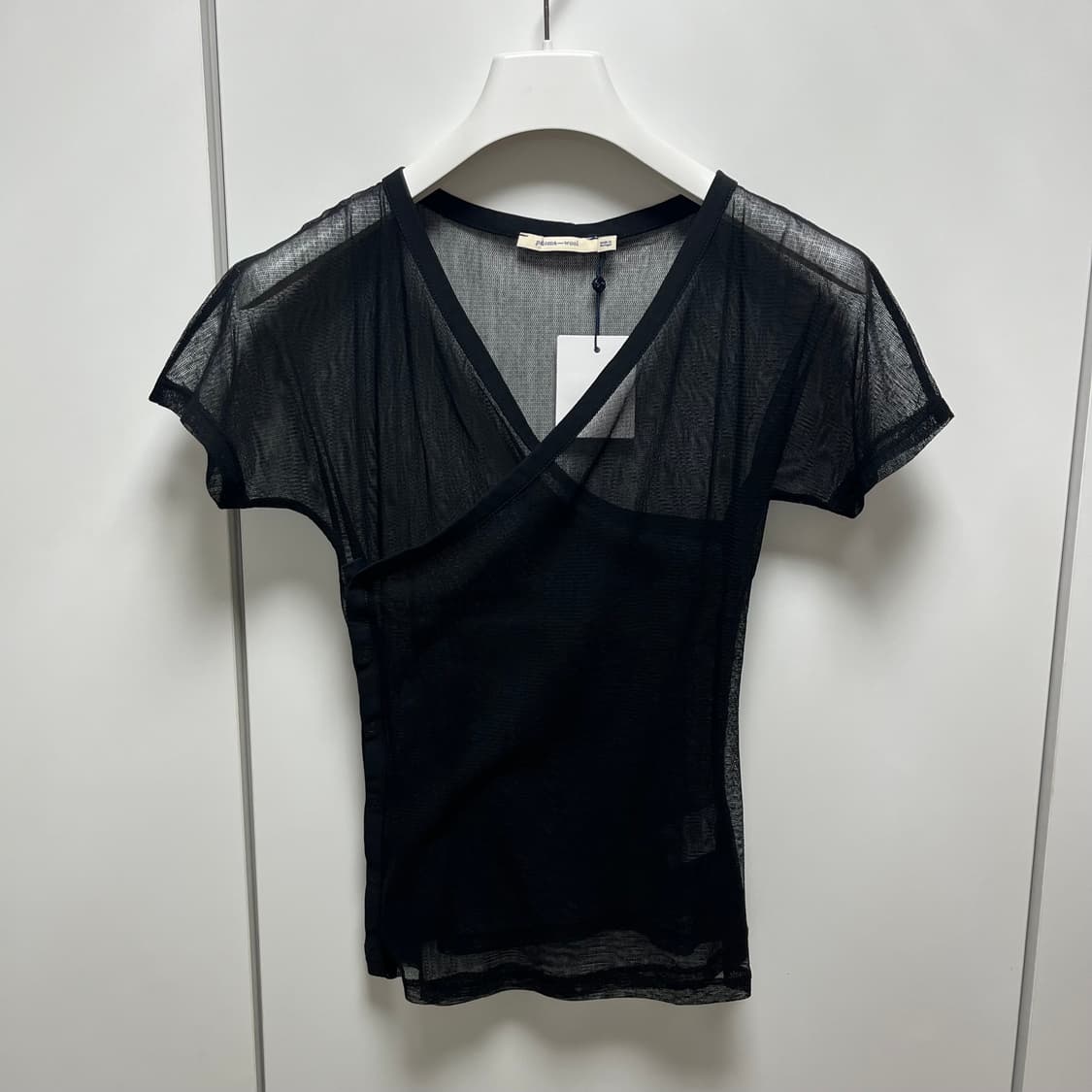 [S,M]팔로마울 Olimpia 메쉬 티셔츠/블랙 상품이미지3