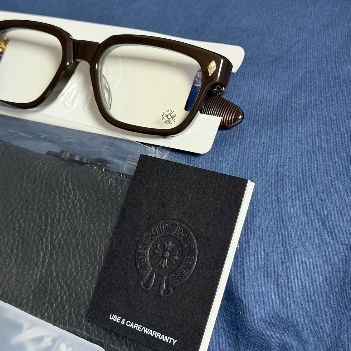 (OS) 크롬하츠 pen 15 골드 브라운 안경 상품이미지3