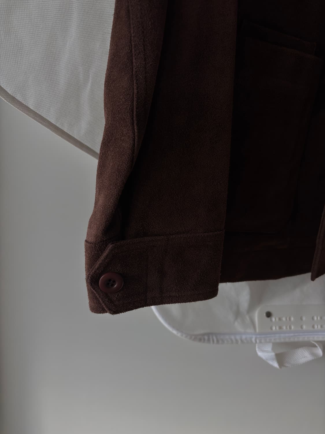 [L] 아티팩츠 스웨이드 프렌치 워크자켓 다크 브라운 상품이미지4