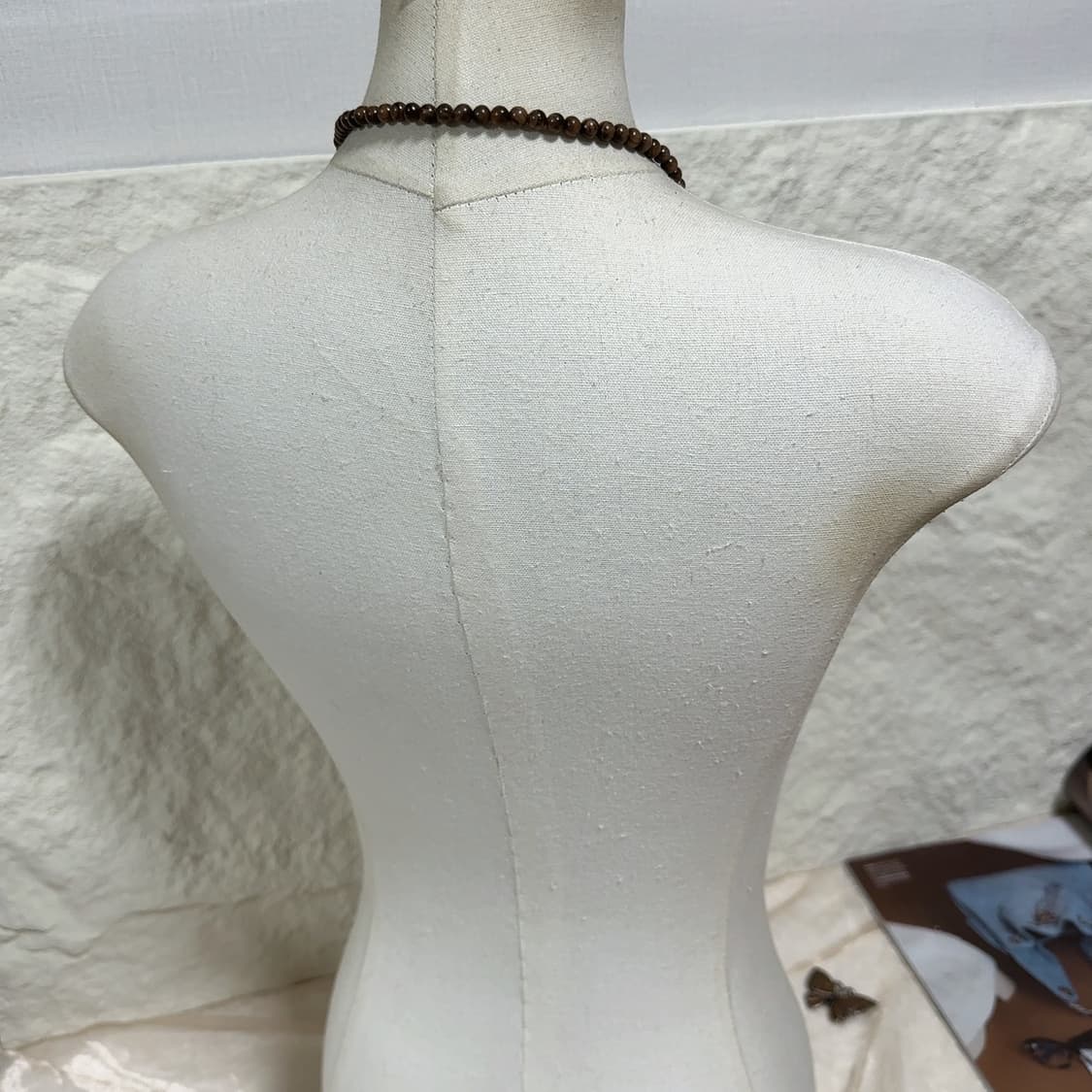 빈티지 단향우드 칼라 토파즈 tourmaline문완 목걸이 상품이미지3