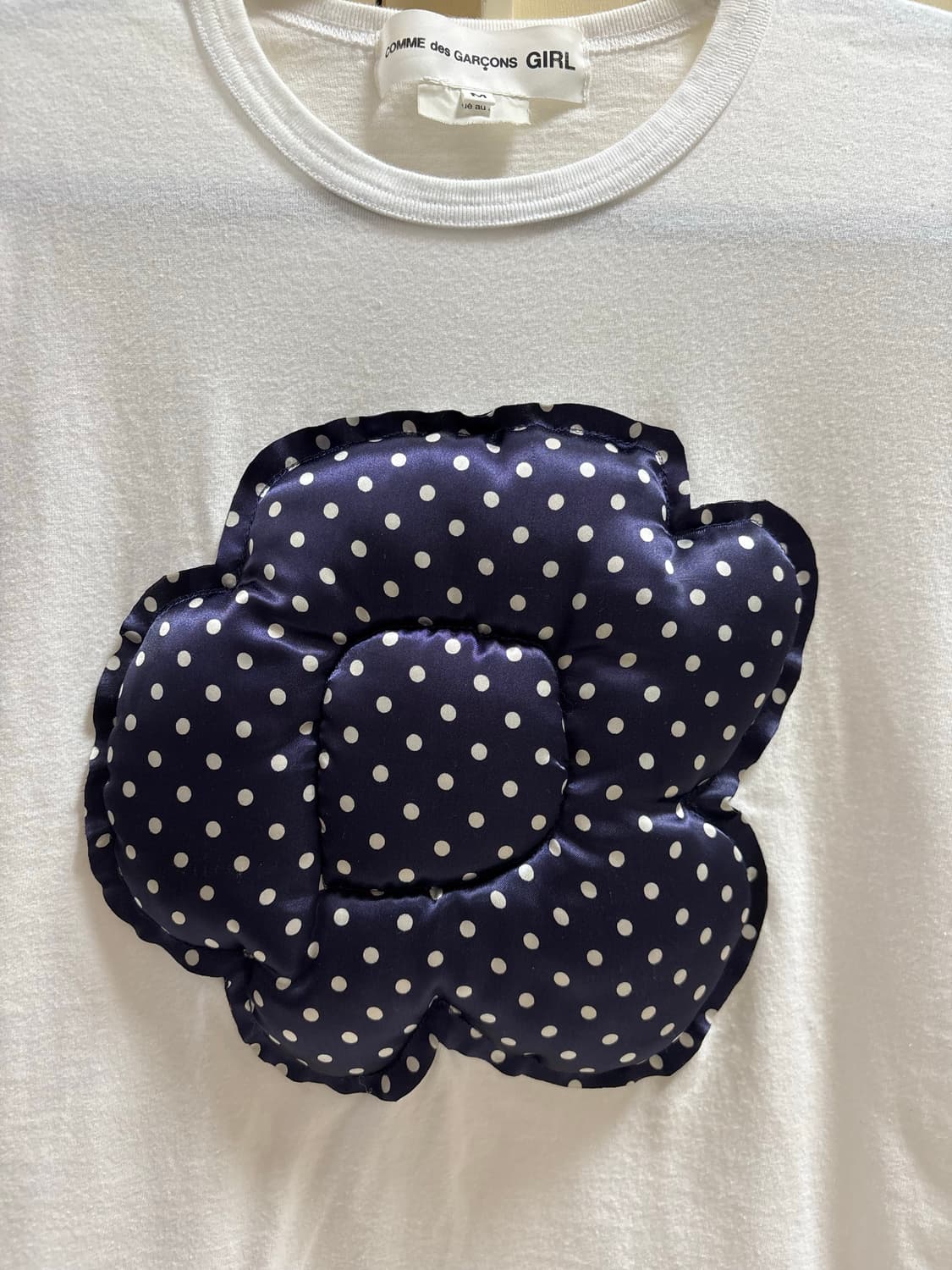 꼼데가르송 걸 플라워 티셔츠 상품이미지3