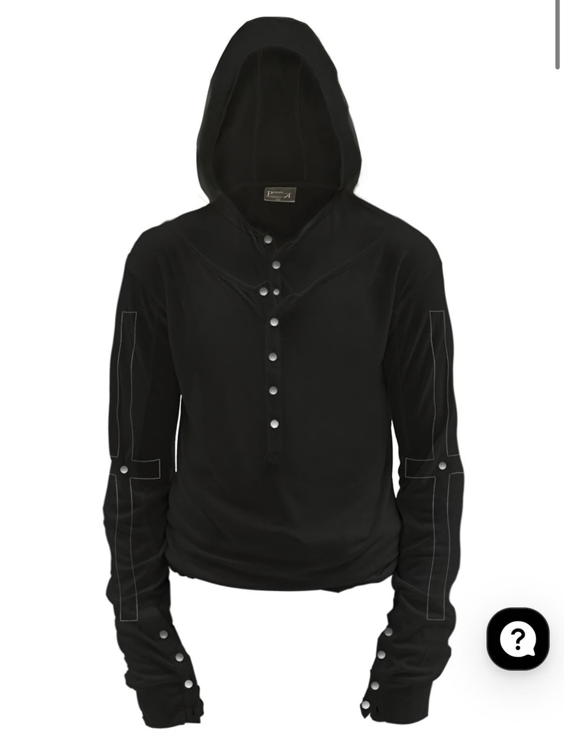 비액세스 PAIKI cross layered hoodie 상품이미지2