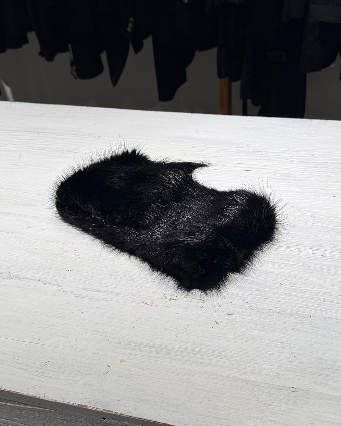 스포츠맥스 블랙 퍼 머플러  상품이미지1