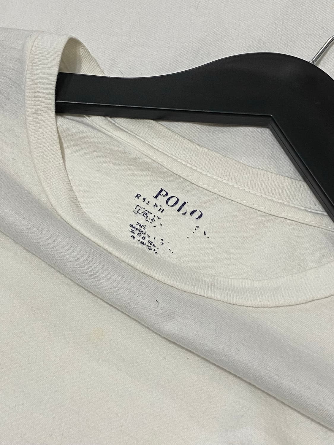 Polo Ralph Lauren 베이직 로고 자수 코튼 반팔 티셔츠 상품이미지7
