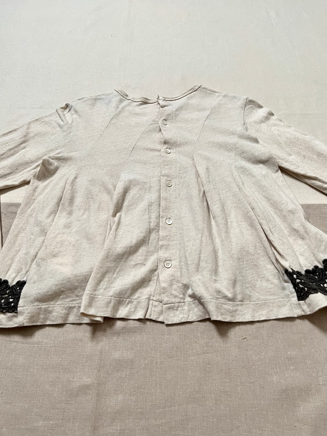 꼼데가르송 절개 롱슬리브 티셔츠 레이스 comme des garcons 상품이미지5