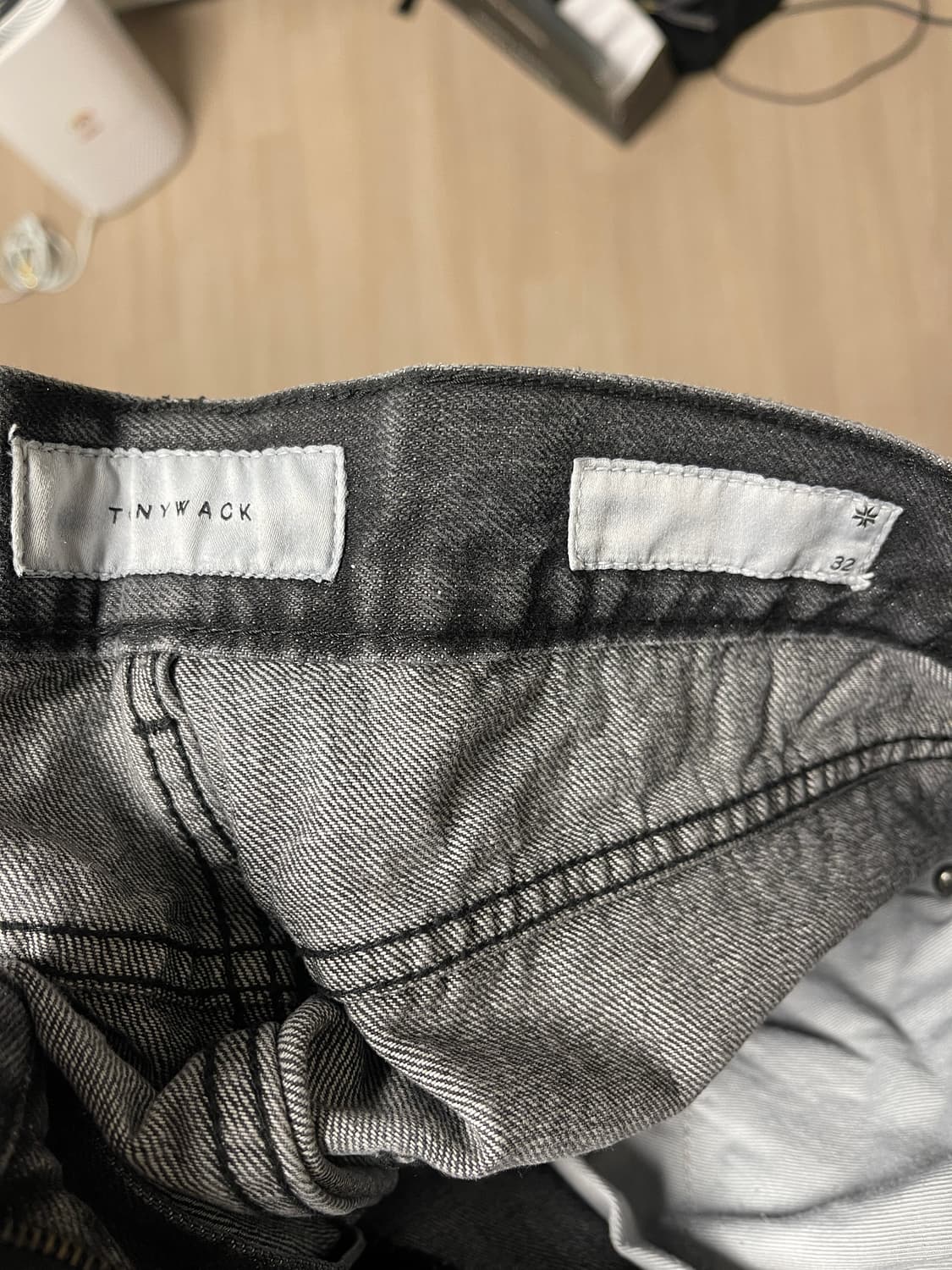 토니웩 페인트 데님 쇼츠 상품이미지2